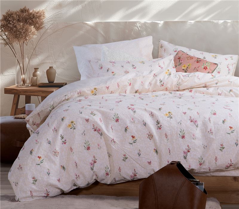 NEW! QUEEN SIZE COTTON DUVET COVER SET PLANT 240Χ230