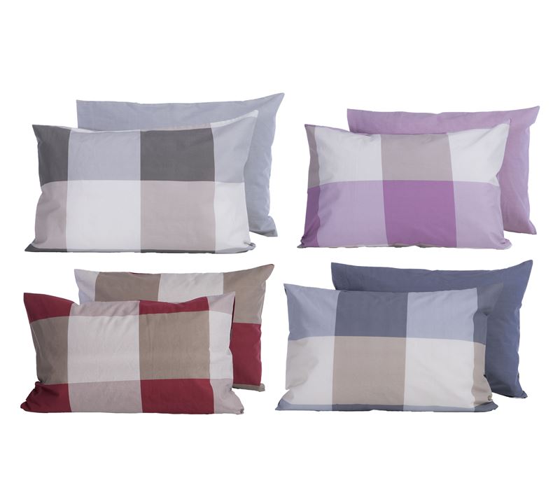 PILLOWCASE CASUAL CHECK 52X72