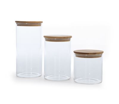 GLASS STORAGE JAR  1100ml 1