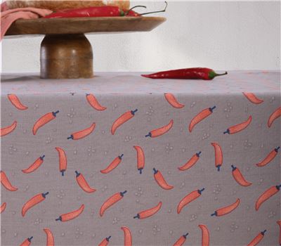 TABLECLOTH PEPPERS 140X140 1