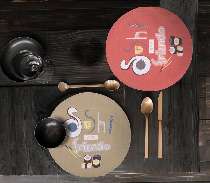 NEW! PLACEMAT SUSHI D38