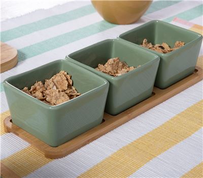 BOWL SET 3 PCS SAGE 1