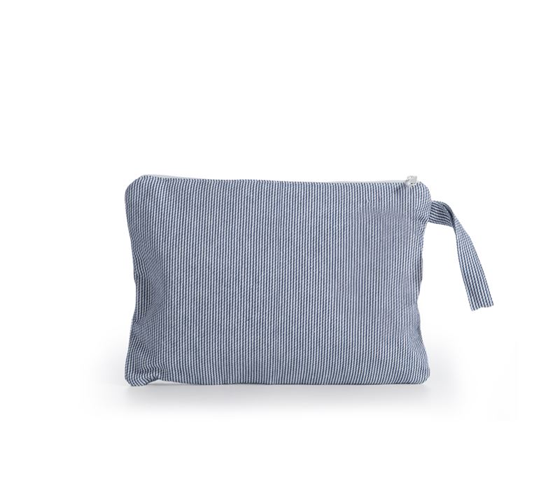 BEACH BAG BLUE STRIPE BLUE 35X25