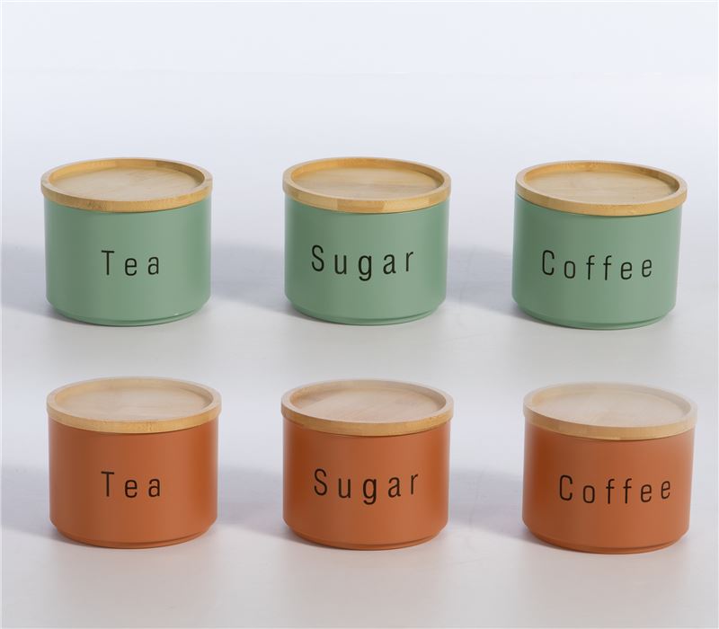 ΔΟΧΕΙΟ ΑΠΟΗΘΗΚΕΥΣΗΣ COFFEE-TEA-SUGAR ΣΕΤ 3 ΤΜΧ
