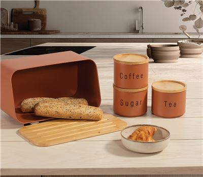 ΔΟΧΕΙΟ ΑΠΟΗΘΗΚΕΥΣΗΣ COFFEE-TEA-SUGAR ΣΕΤ 3 ΤΜΧ 2