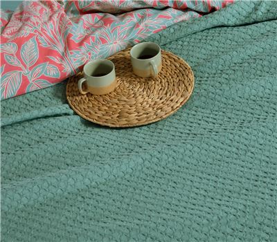 SINGLE SIZE PIQUET BLANKET ELMER 160X240 1