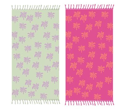 BEACH TOWEL PALMER 80X160