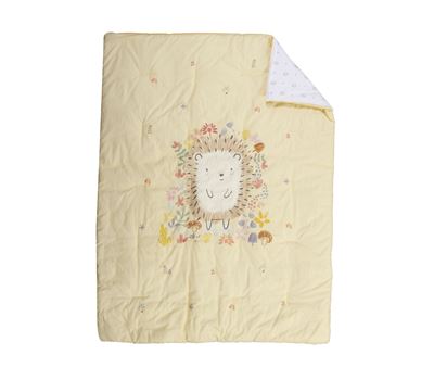 BABY QUILT CUTE HEDGEHOG 110Χ140 1