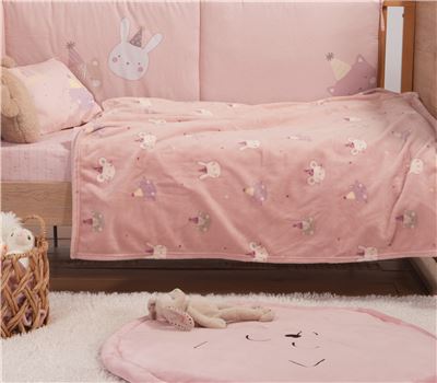 BABY CRADLE FLEECE BLANKET SPECIAL PARTY 75X110