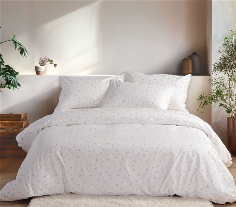QUEEN SIZE COTTON PERCALE DUVET COVER SET SIGNITY 240X230