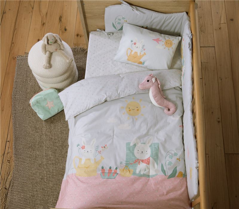 BABY QUILT PIC NIC TOGETHER 110Χ140