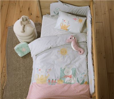 BABY QUILT PIC NIC TOGETHER 110Χ140