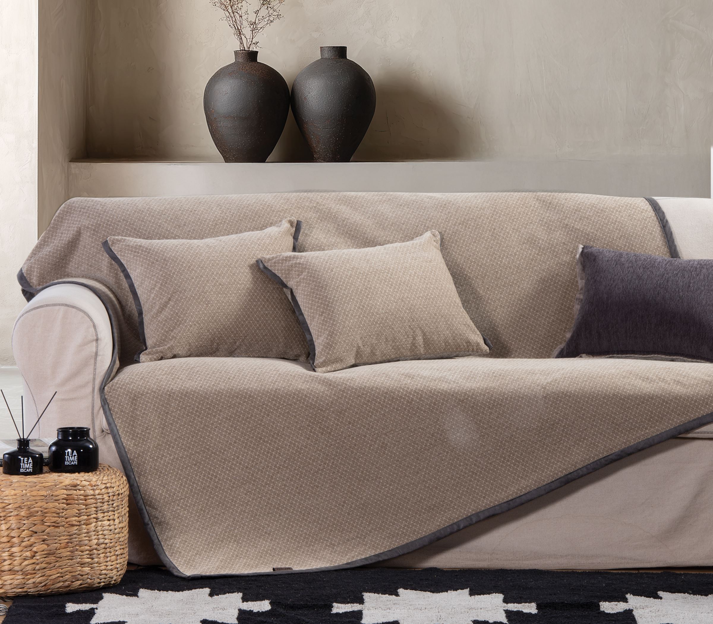 THREE SEATER SOFA THROW BRAND 170X300