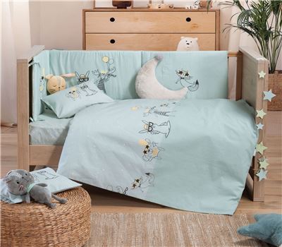 COTTON BED BUMPER PARTY FOR ANIMALS 1