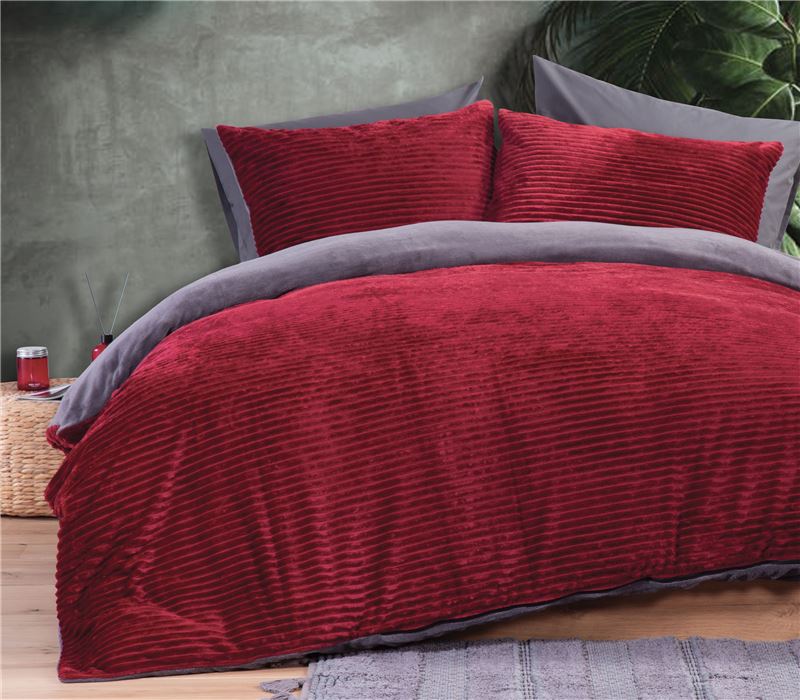 SINGLE SIZE DUVET COVER SET FLEECE CALDERON