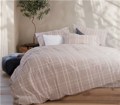 NEW! QUEEN SIZE COTTON DUVET COVER SET HIGHLAR 240Χ230 1