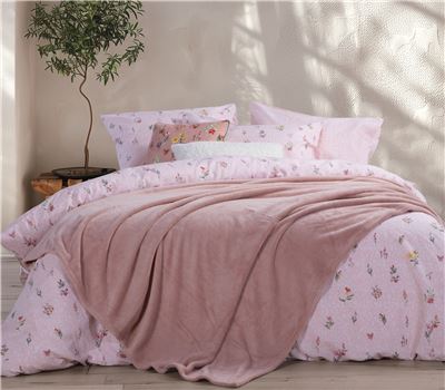 NEW! QUEEN SIZE FLEECE BLANKET COSY