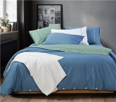 QUEEN SIZE DUVET COVER SET NAU WAVE SOLID 240X220