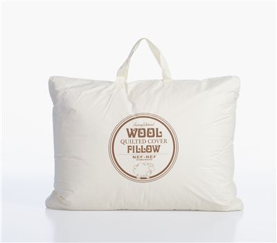 MEDIUM WOOL HOLLOWFIBER PILLOW 1