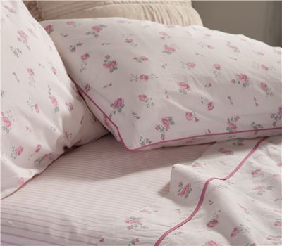 QUEEN SIZE COTTON PERCALE BEDSHEETS SET LORALEY 240X270 1