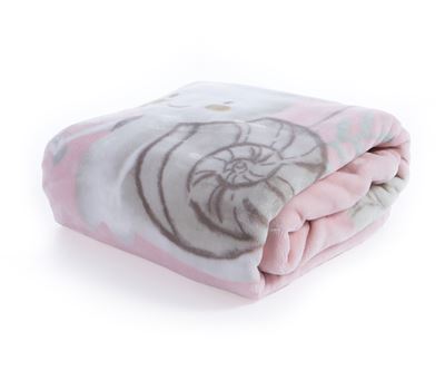 NEW! BABY COTBED BLANKET CUTE SNAIL 100Χ140 2