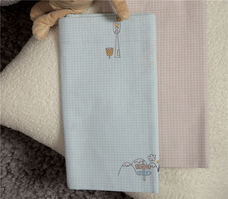 BASSINET SHEETS 2 PCS SET LIFE IN THE CITY
