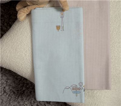 BASSINET SHEETS 2 PCS SET LIFE IN THE CITY