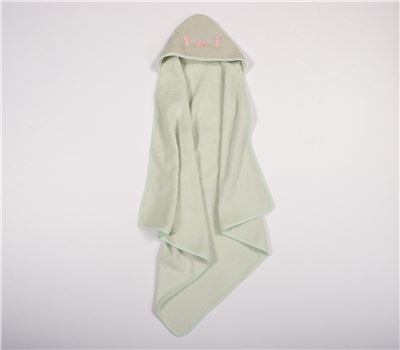 BABY BATH CAPE COUNTRY BUNNY 75X75