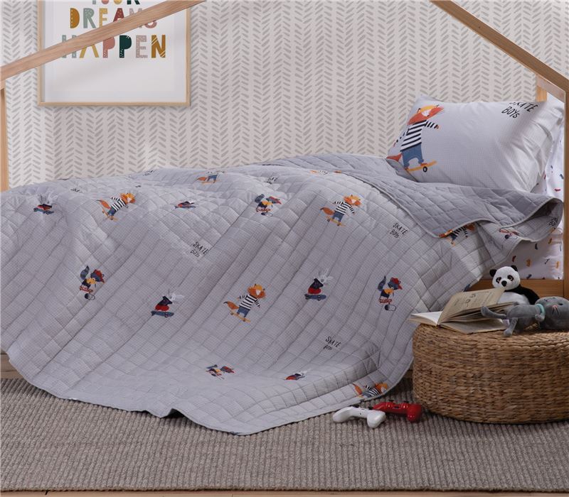JUNIOR BEDSPREAD SINGLE SIZE SKATE WITH STYLE 180Χ240