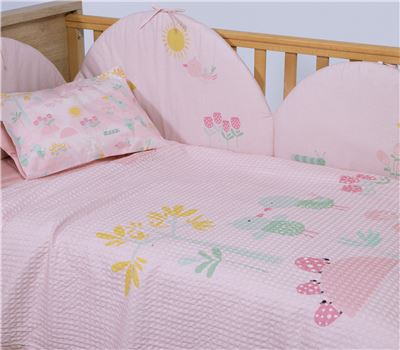 BABY COTBET BLANKET SPRING HAPINESS 110X150