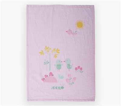 BABY COTBET BLANKET SPRING HAPINESS 110X150 2