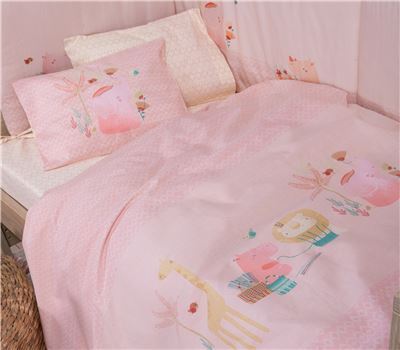 BABY COTBED FLAT SHEETS 3 PCS SET INDONESIA