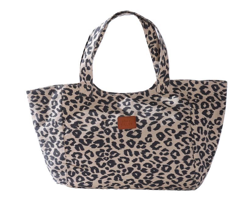 BEACH BAG CHEETAH 41X39X24