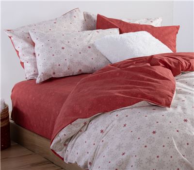 CHRISTMAS QUEEN SIZE BEDSHEETS SET BEST WISHES 240X260 2