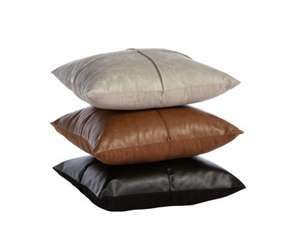 DECORATIVE CUSHION LETHAL 30X50 WITH LEATHER EFFECT