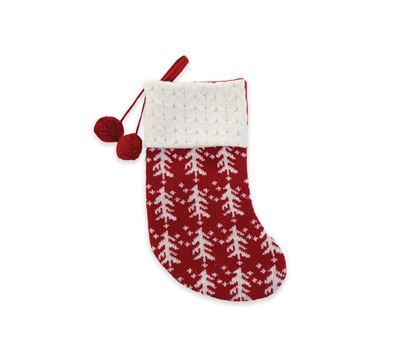 CHRISTMAS STOCKING SNOWING 42X24
