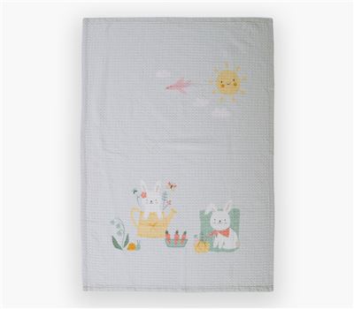 BABY CRADLE BLANKET PIC NIC TOGETHER 80X110 2