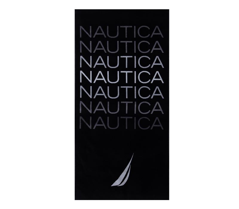 BEACH TOWEL NAU JET 80X160