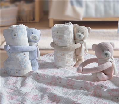 BABY BLANKET WITH TEDDY BEAR 75X100 1