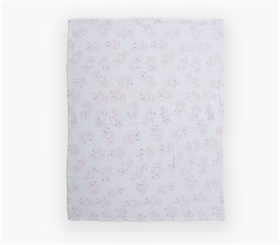 BABY BLANKET WITH TEDDY BEAR 75X100 3