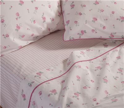 KING SIZE COTTON PERCALE BEDSHEETS SET LORALEY 280X270 2