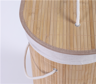 LAUNDRY BASKET BAMBOO DROP 34X57 1