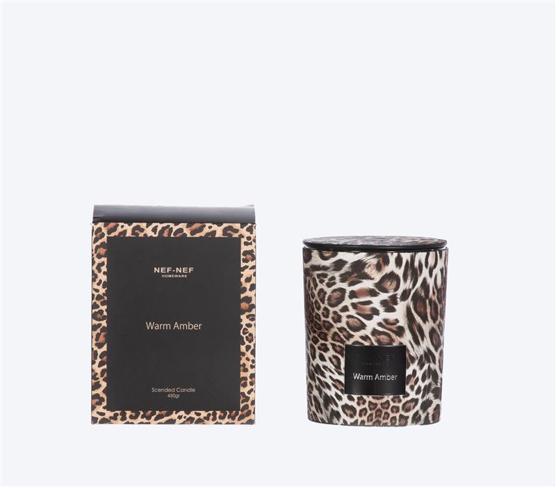 SCENTED CANDLE WARM AMBER 450gr