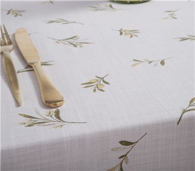 TABLECLOTH OLIVE 150X250 1