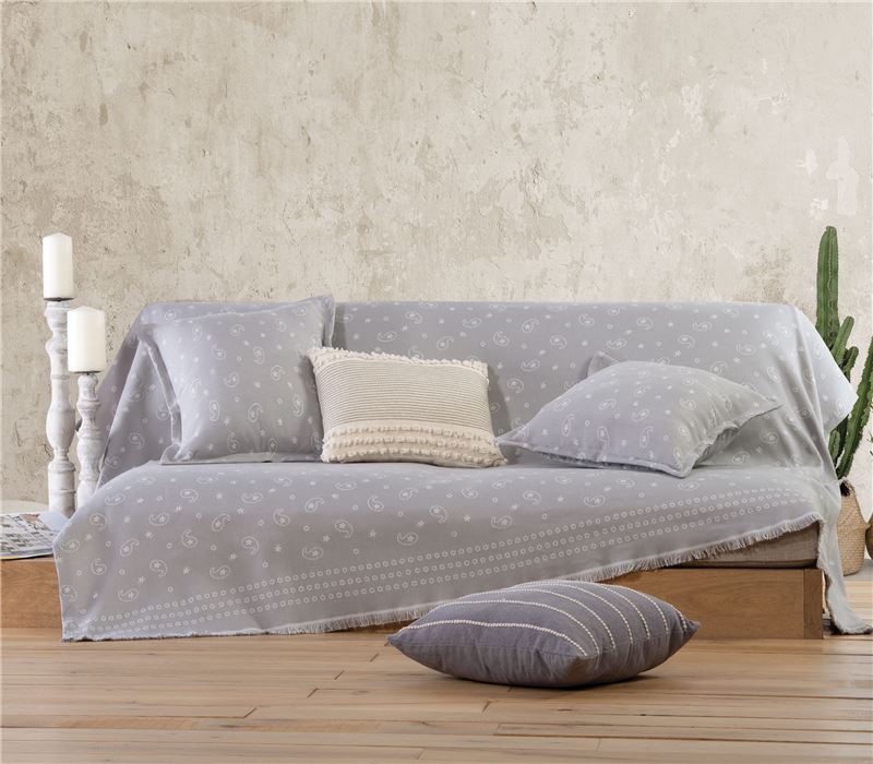 TWO SEATER SOFA THROW GLOOM 170X250