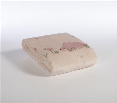 BABY COTBED BLANKET COUNTRY BUNNY 100Χ140 3