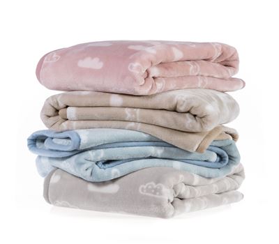 BABY COTBED BLANKET CLOUDS 100X140 1