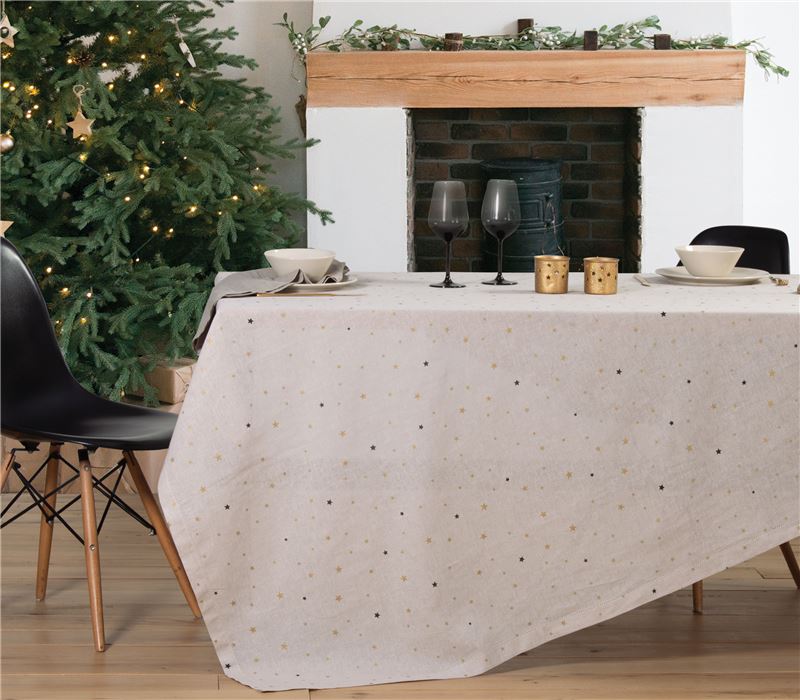 TABLECLOTH LINEN STAR 150X250