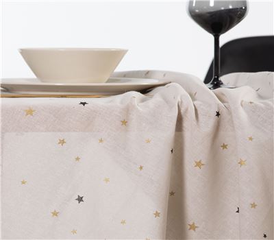 TABLECLOTH LINEN STAR 150X250 2