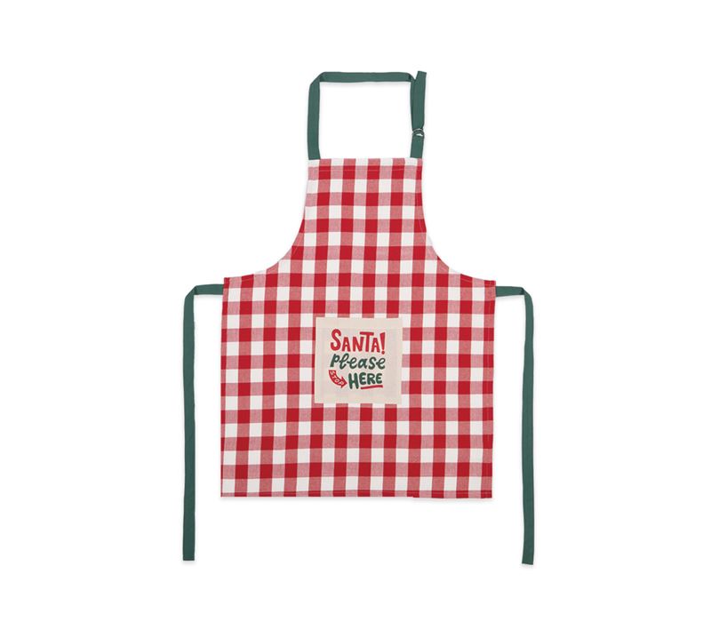 CHRISTMAS APRON  SANTA PLEASE